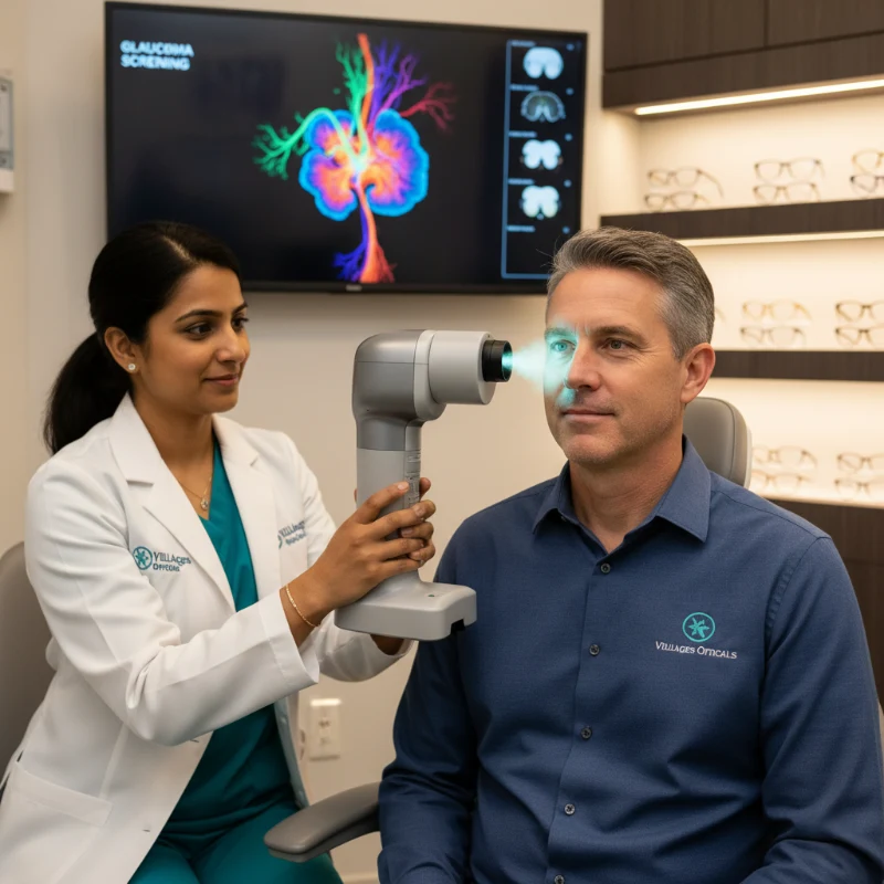 The Ultimate Guide To The Refraction Eye Exam At Villages Opticals 2 Glaucoma Screening With Non-Contact Tonometer At Villages Opticals